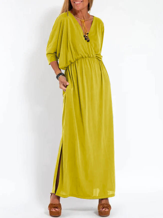 VESTIDO DE VERANO LIGERO CON ESTILO DESPREOCUPADO