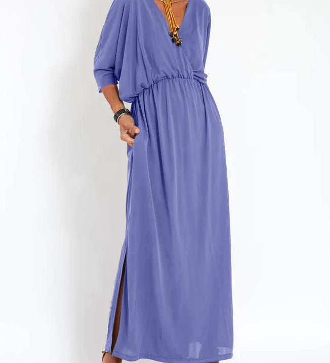 VESTIDO DE VERANO LIGERO CON ESTILO DESPREOCUPADO