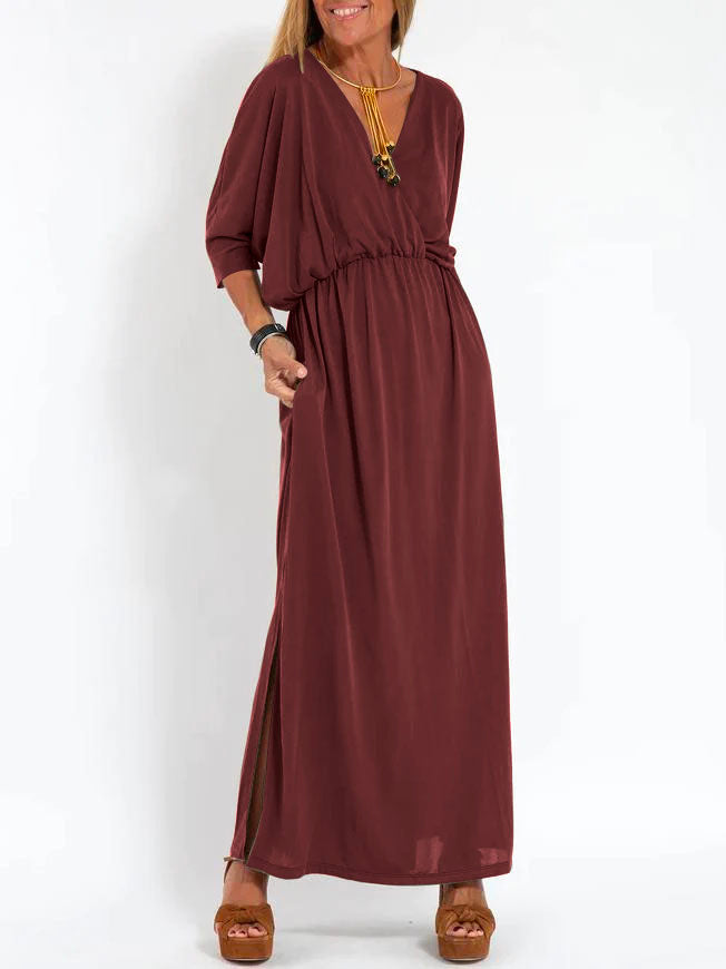 VESTIDO DE VERANO LIGERO CON ESTILO DESPREOCUPADO