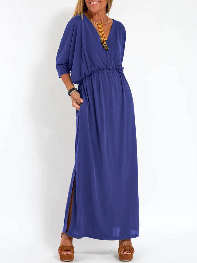 VESTIDO DE VERANO LIGERO CON ESTILO DESPREOCUPADO