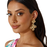 PENDIENTES FROM THE FOREST BAÑO DE ORO