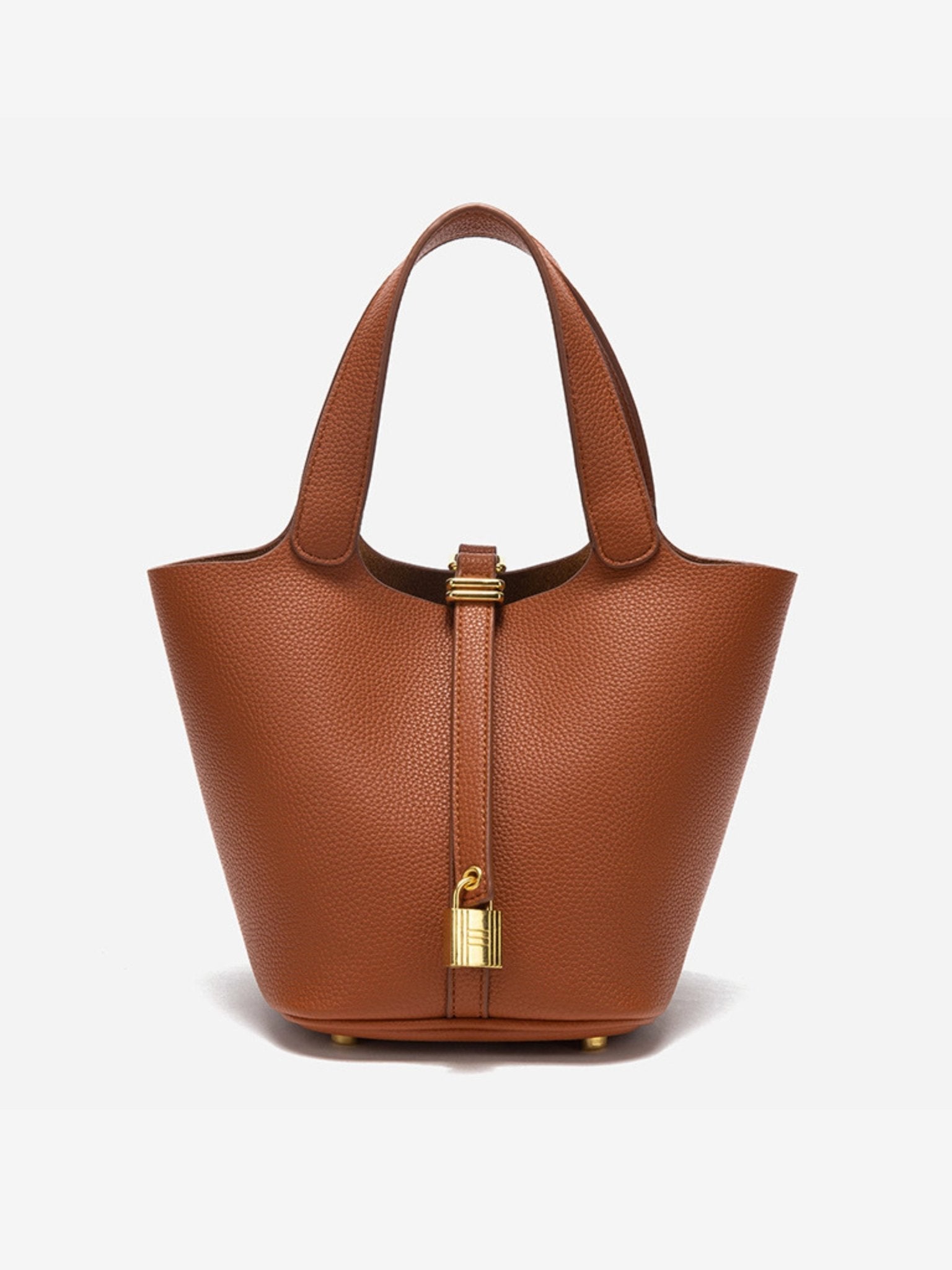 BOLSO BUCKET ELEGANTE CON CIERRE DORADO - VALERINA MARBELLA