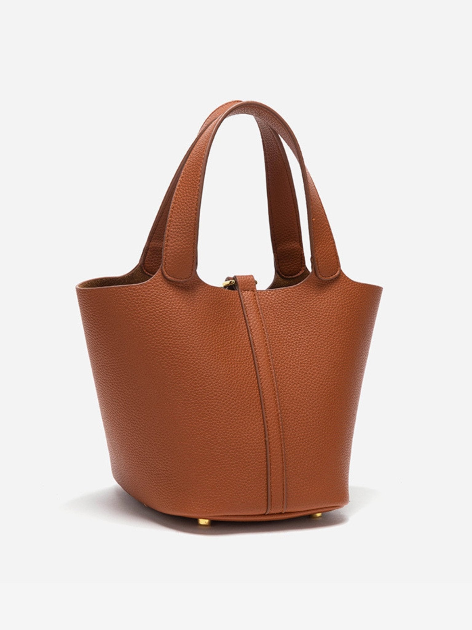 BOLSO BUCKET ELEGANTE CON CIERRE DORADO - VALERINA MARBELLA