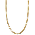 COLLAR PLAT MAILLON MALLA GOURMETTE CADENA | ORO