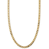 COLLAR PLAT MAILLON MALLA GOURMETTE CADENA | ORO