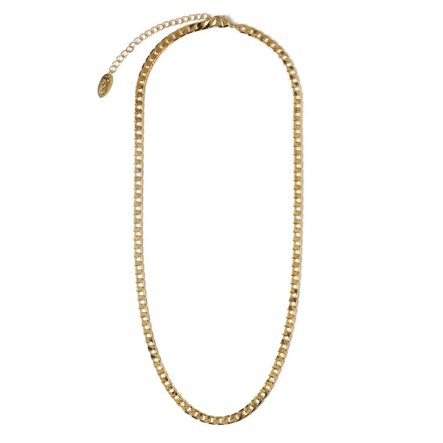 COLLAR PLAT MAILLON MALLA GOURMETTE CADENA | ORO