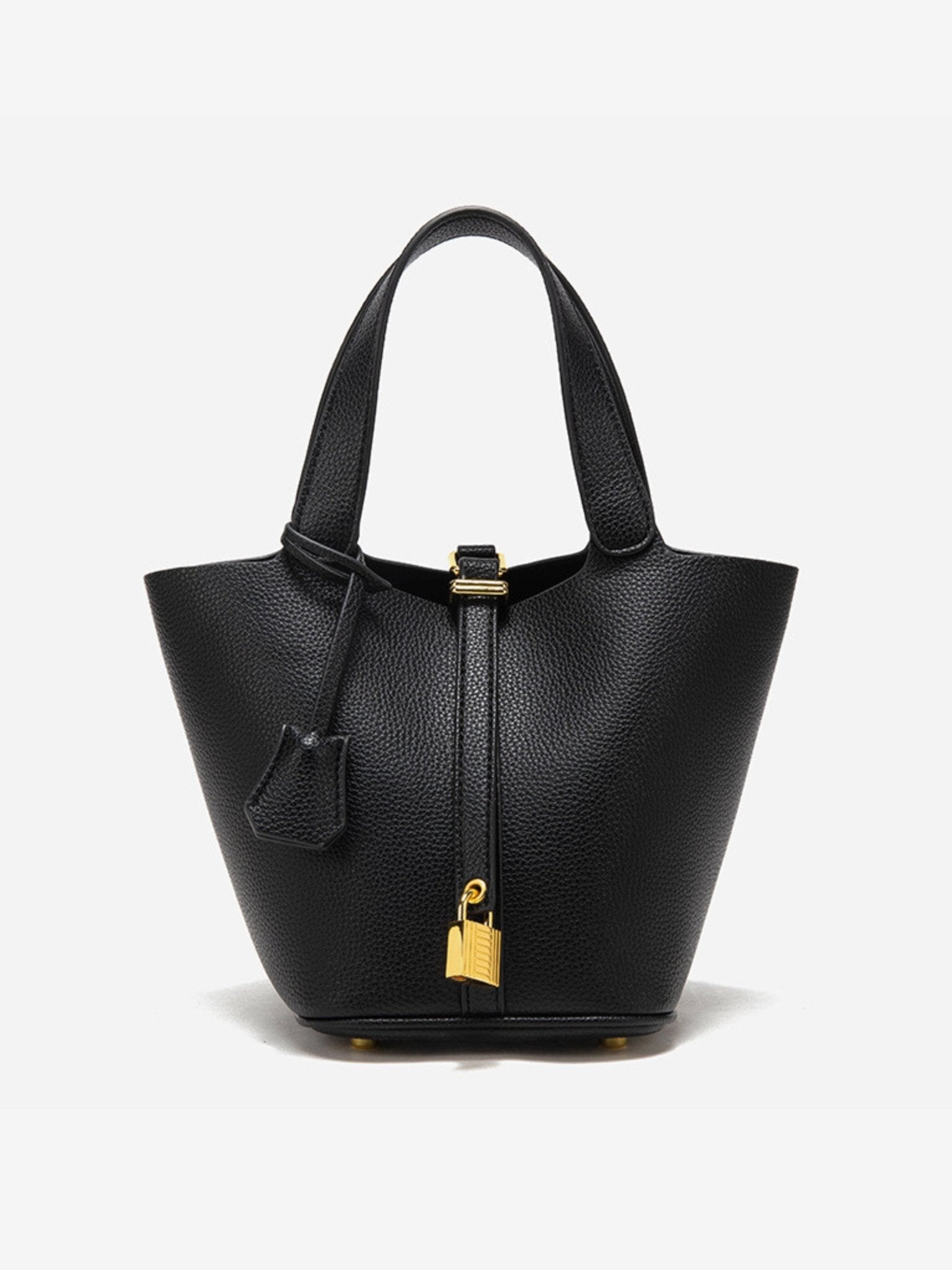 BOLSO BUCKET ELEGANTE CON CIERRE DORADO - VALERINA MARBELLA