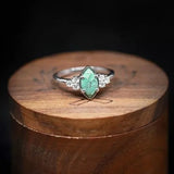 ANILLO NATUREL TURQUESA DIAMANTE