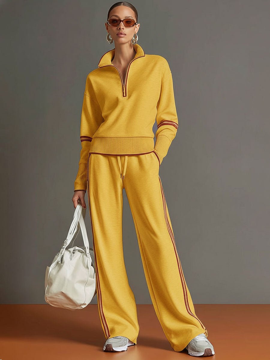 CONJUNTO DEPORTIVO RETRO HALF - ZIP - VALERINA MARBELLA