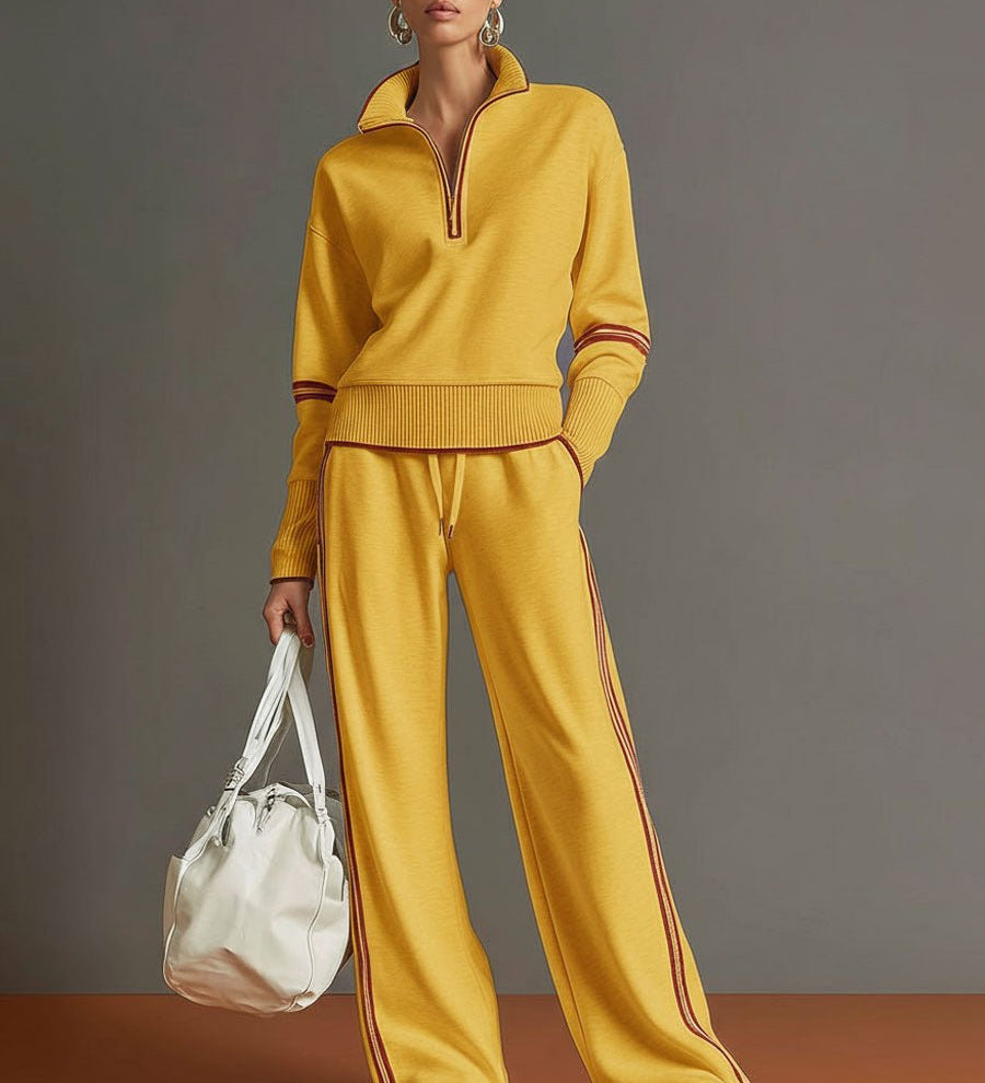 CONJUNTO DEPORTIVO RETRO HALF - ZIP - VALERINA MARBELLA