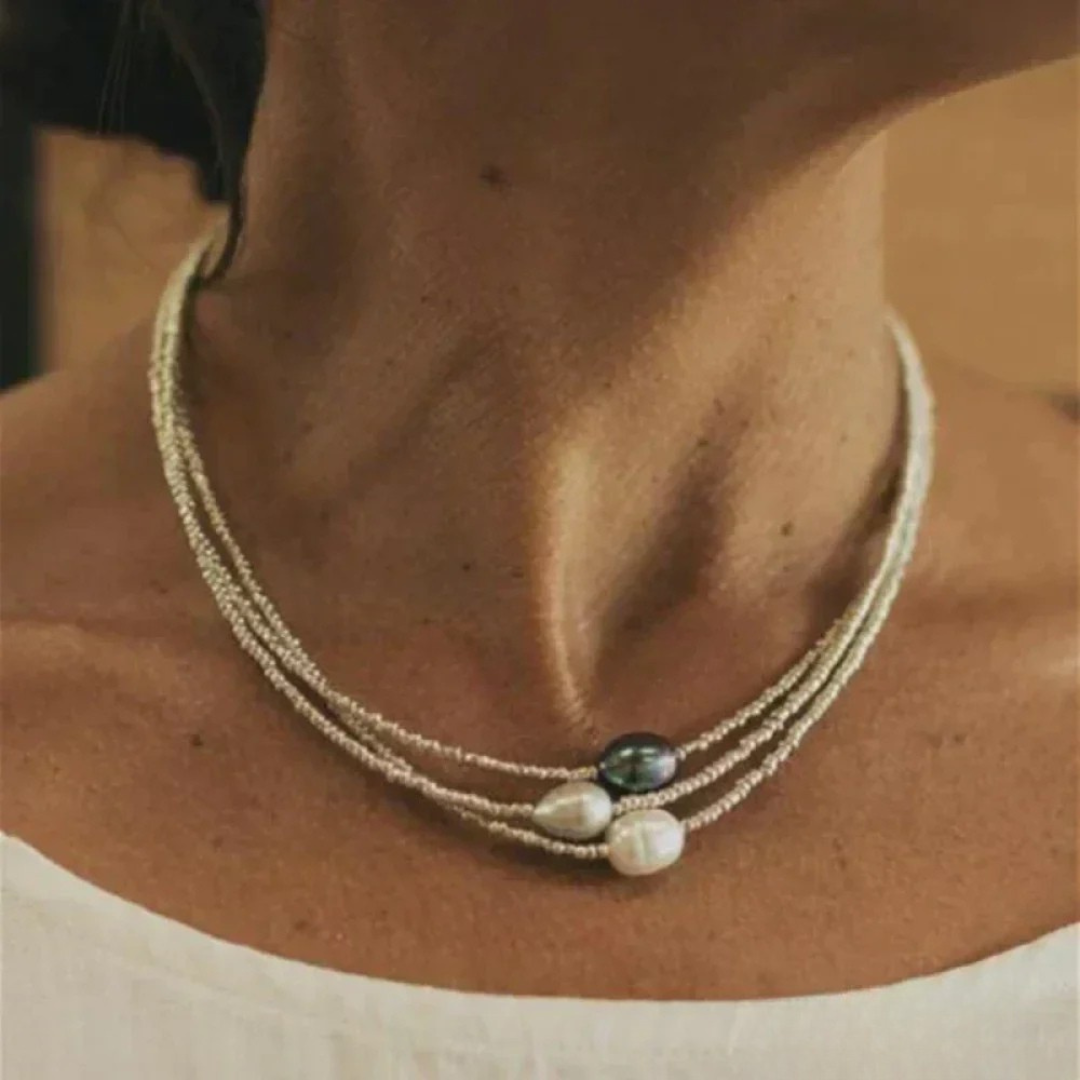 COLLAR VINTAGE FRAIS EAU PERLA