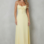 Selena – Soft corset charm – Sleeveless flowing maxi dress