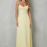 Selena – Soft corset charm – Sleeveless flowing maxi dress