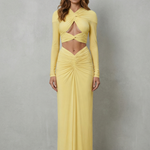 Juliet – Radiant allure – Women’s Ruched Cutout Skirt Set