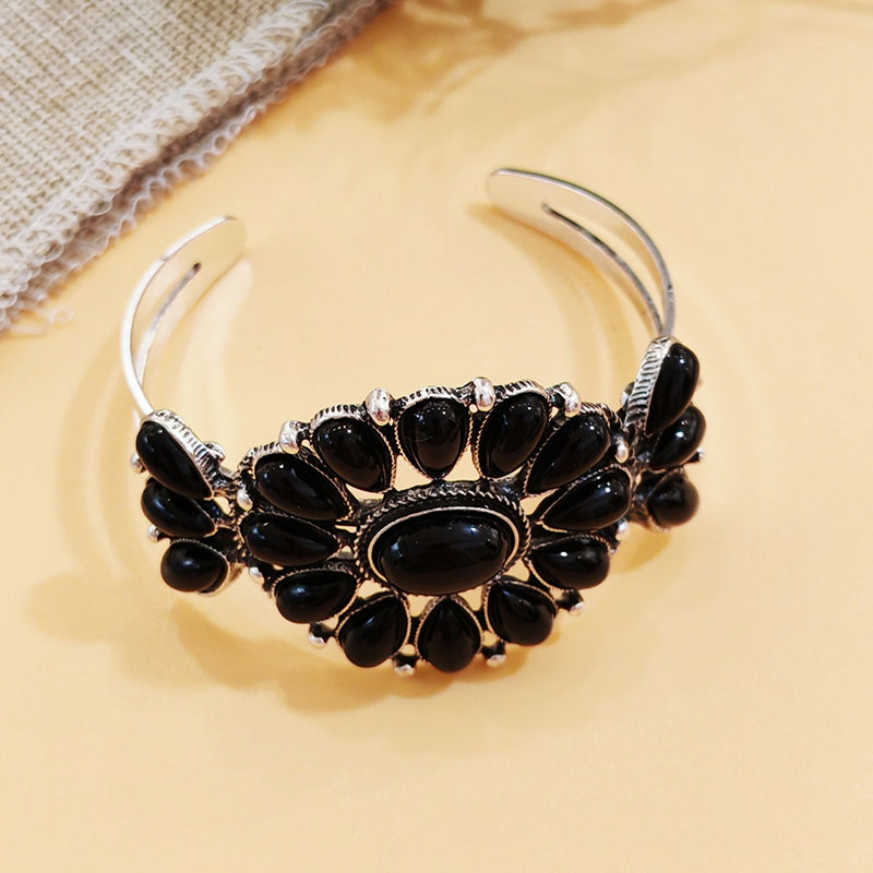 PULSERA VINTAGE BOHEMIO RÉTRO ETHNIQUE TURQUESA