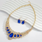 CONJUNTO MAEVINA ZAFIROS JOYAS | ORO