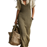 Effortless Bohemian Layered Wide-Leg Jumpsuit Shirt Set