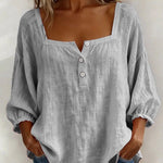 BLUSA SENCILLA CON CUELLO CUADRADO - VALERINA MARBELLA