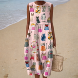Océane - Robe d’Été Confortable Sans Manches