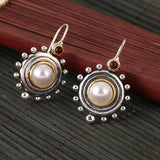 PENDIENTES VINTAGE PERLA IMPOSANT CLOU OREILLE