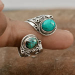ANILLO RÉGLABLE DOUBLE TURQUESA SURROUND