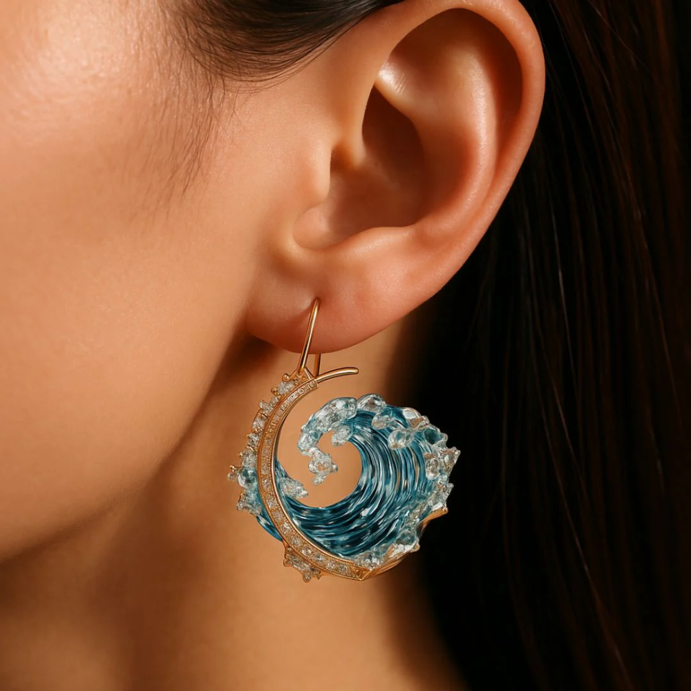 BOUCLES D'OREILLES DORÉE