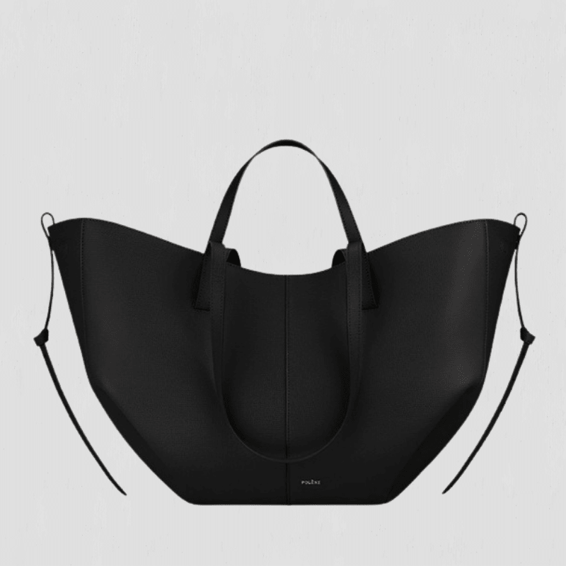 BOLSO SHOPPER ESTRUCTURADO CON ELEGANTES DETALLES FRUNCIDOS - VALERINA MARBELLA
