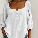 BLUSA SENCILLA CON CUELLO CUADRADO - VALERINA MARBELLA