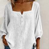 BLUSA SENCILLA CON CUELLO CUADRADO - VALERINA MARBELLA