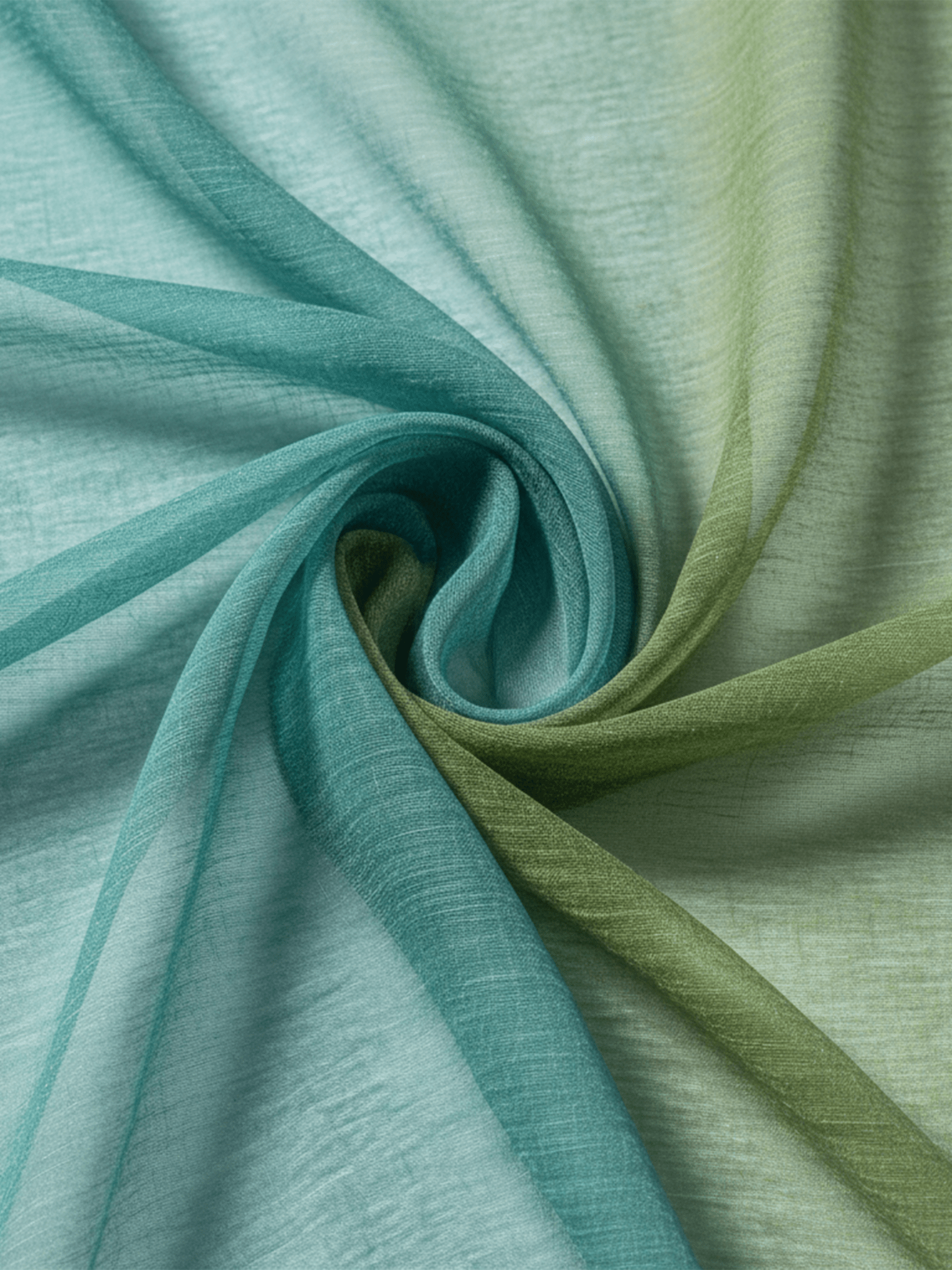 VESTIDO LARGO DE GASA DEGRADADO EN TONOS MARINOS - VALERINA MARBELLA