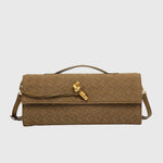 CLUTCH TRENZADO DE ANTE DE LUJO - VALERINA MARBELLA