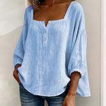 BLUSA SENCILLA CON CUELLO CUADRADO - VALERINA MARBELLA