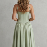Calliope – Timeless structure – Women’s Sleeveless Structured Dress