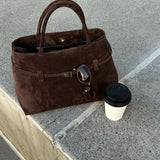 BOLSO DE HOMBRO DE ANTE DE LUJO - VALERINA MARBELLA