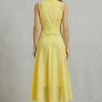 Gracia – Intricate lace panels – Elegant midi dress