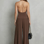 Solmèra – Draped halter elegance – Two piece set