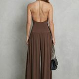 Solmèra – Draped halter elegance – Two piece set
