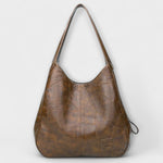 BOLSO DE CUERO ATEMPORAL CON ACABADO ELEGANTE - VALERINA MARBELLA