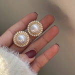 PENDIENTES VINTAGE PERLA ORO GOTA