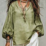Sage Linen Blouse & Relaxed White Trousers Everyday Escape Set