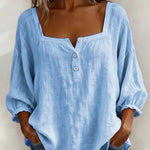 BLUSA SENCILLA CON CUELLO CUADRADO - VALERINA MARBELLA