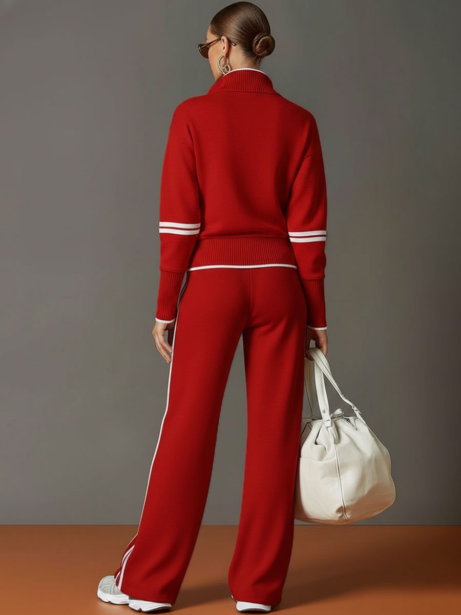 CONJUNTO DEPORTIVO RETRO HALF - ZIP - VALERINA MARBELLA