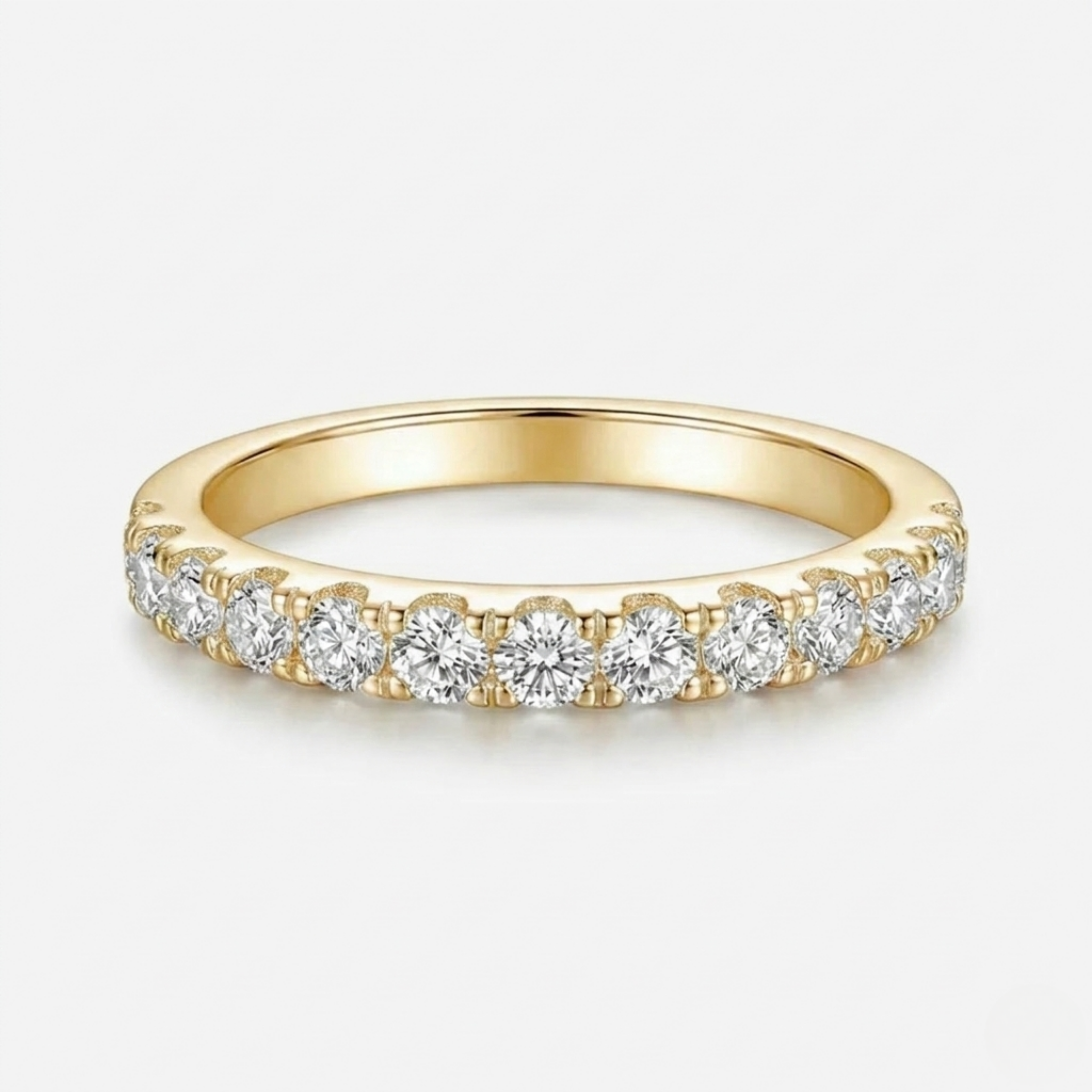 ANILLO ETERNIDAD PAVÉ CIRCONIA | ORO