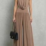 Solmèra – Draped halter elegance – Two piece set