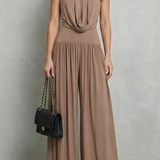 Solmèra – Draped halter elegance – Two piece set