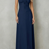 Selena – Soft corset charm – Sleeveless flowing maxi dress