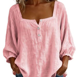 BLUSA SENCILLA CON CUELLO CUADRADO - VALERINA MARBELLA