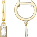 PENDIENTES BARRETTE GOTA | ORO