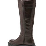 BOTINES MARRONES DE TACÓN ALTO