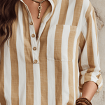 Desert Stripe Effortless Blouse